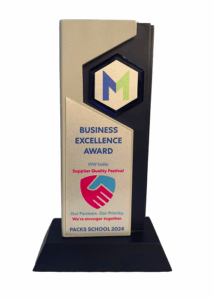 "Business Excellence Award, representing Quality, Innovation and Excellence in Performance."